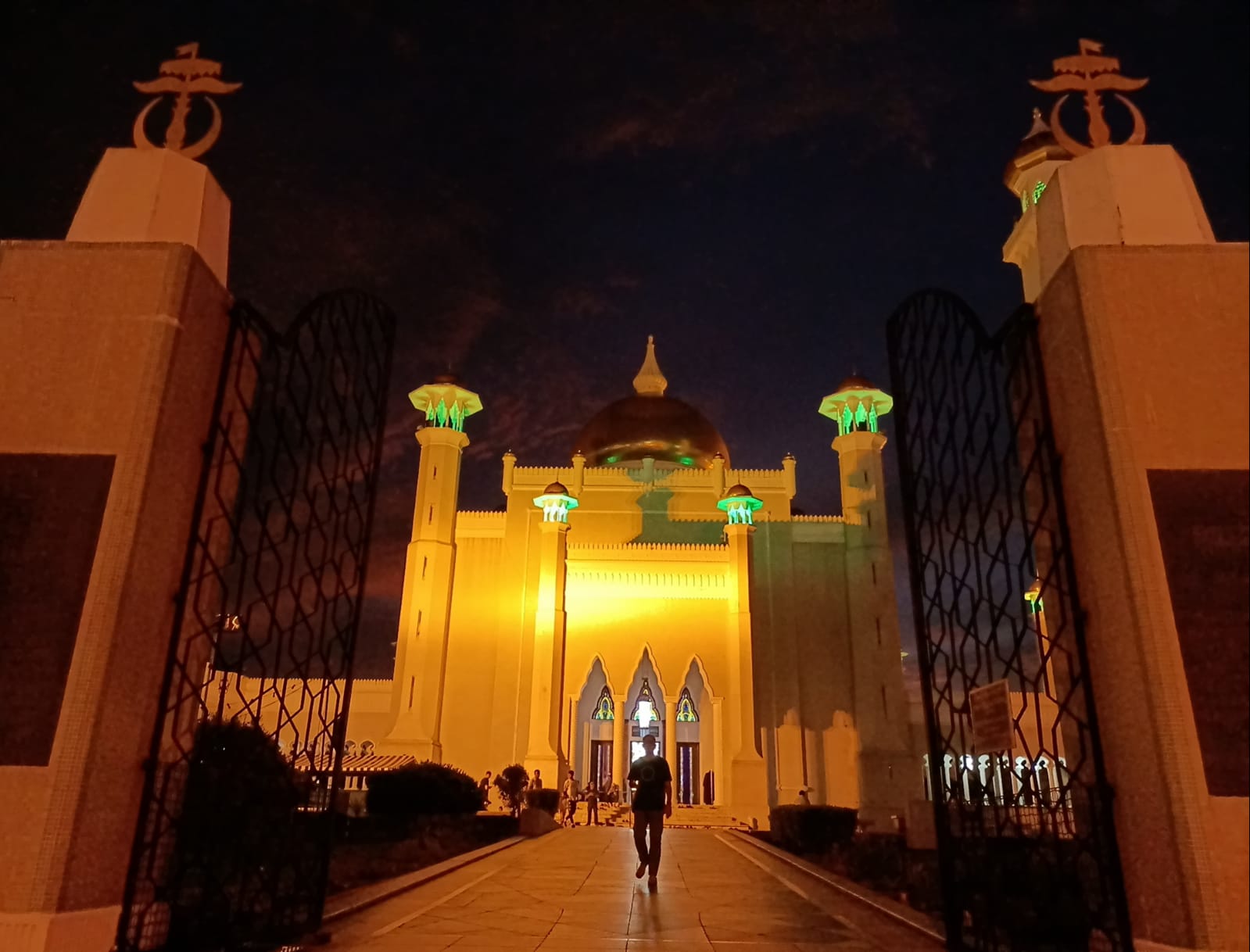 180.（文莱）Chin Endy《The Entrance of Sultan Omar Ali Mosque》.jpg